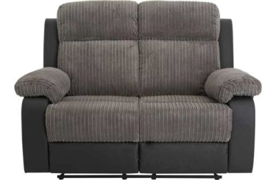 Collection Bradley Regular Manual Recliner Sofa - Charcoal